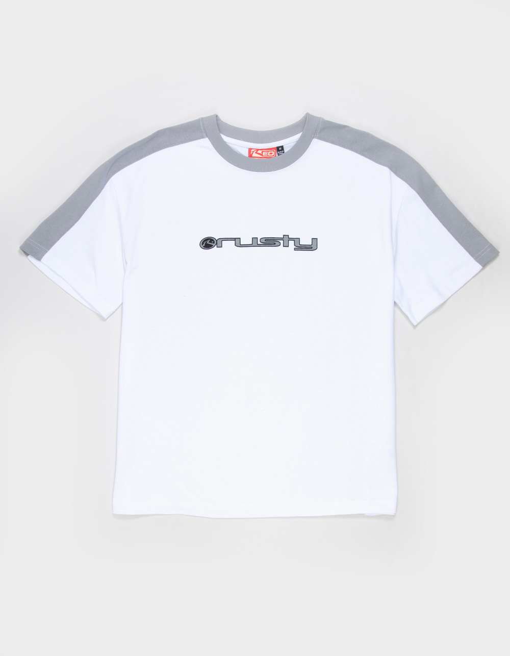 RUSTY Weapon Mens Tee - WHT/GRAY