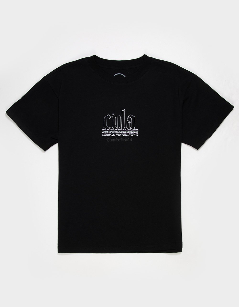 CVLA Divine Shot Mens Boxy Tee - BLACK