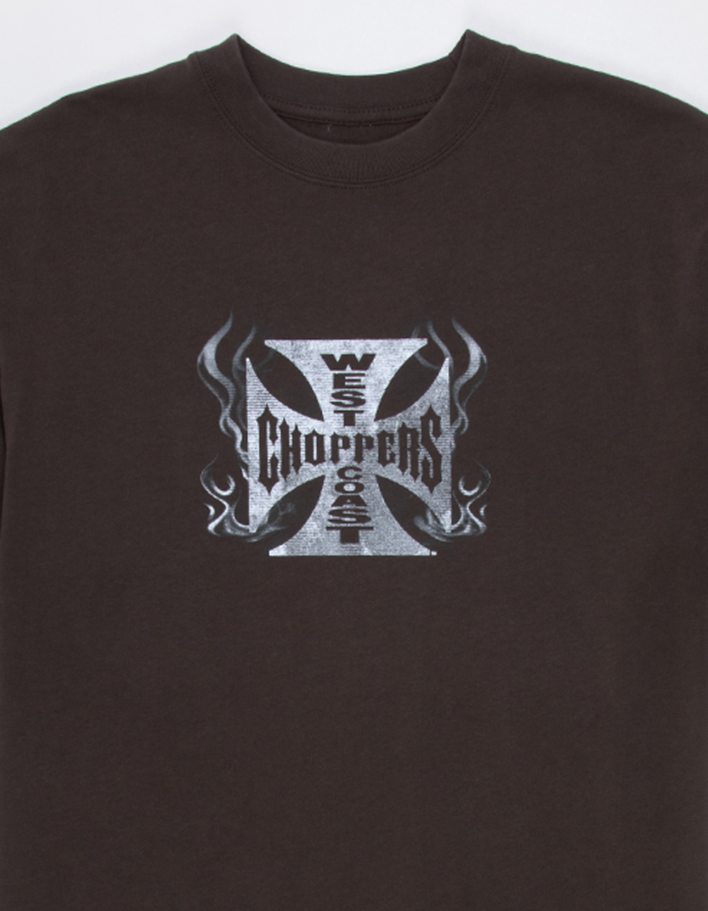 WEST COAST CHOPPERS Austin Texas Mens Boxy Tee - BROWN