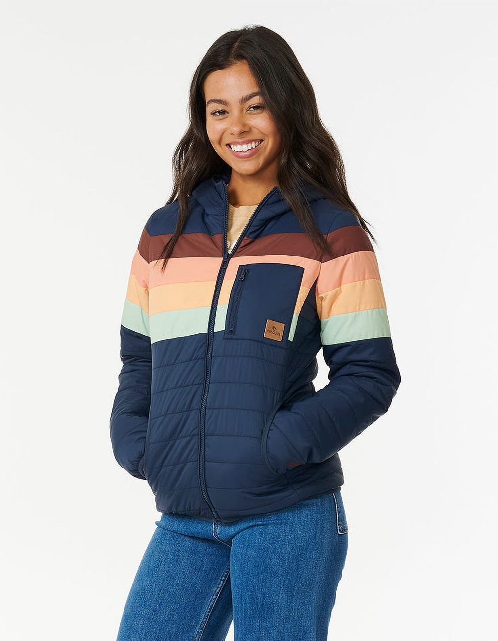 RIP CURL AntiSeries Revival Womens Jacket NAVY Tillys