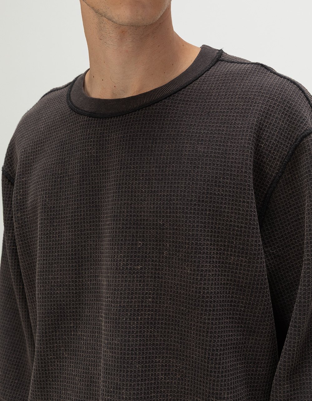 RSQ Mens Washed Boxy Thermal