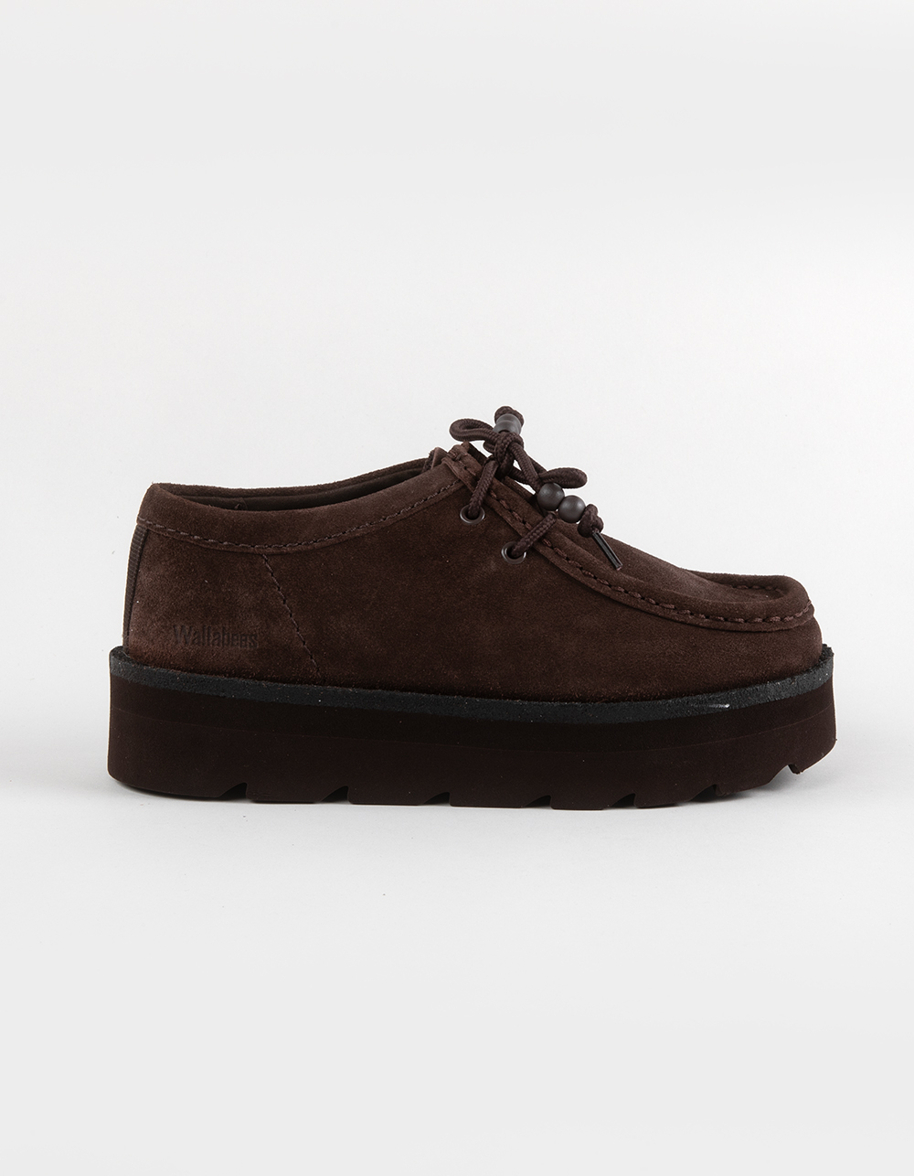 CLARKS Meare Walla Womens Shoes - CHOCOLATE