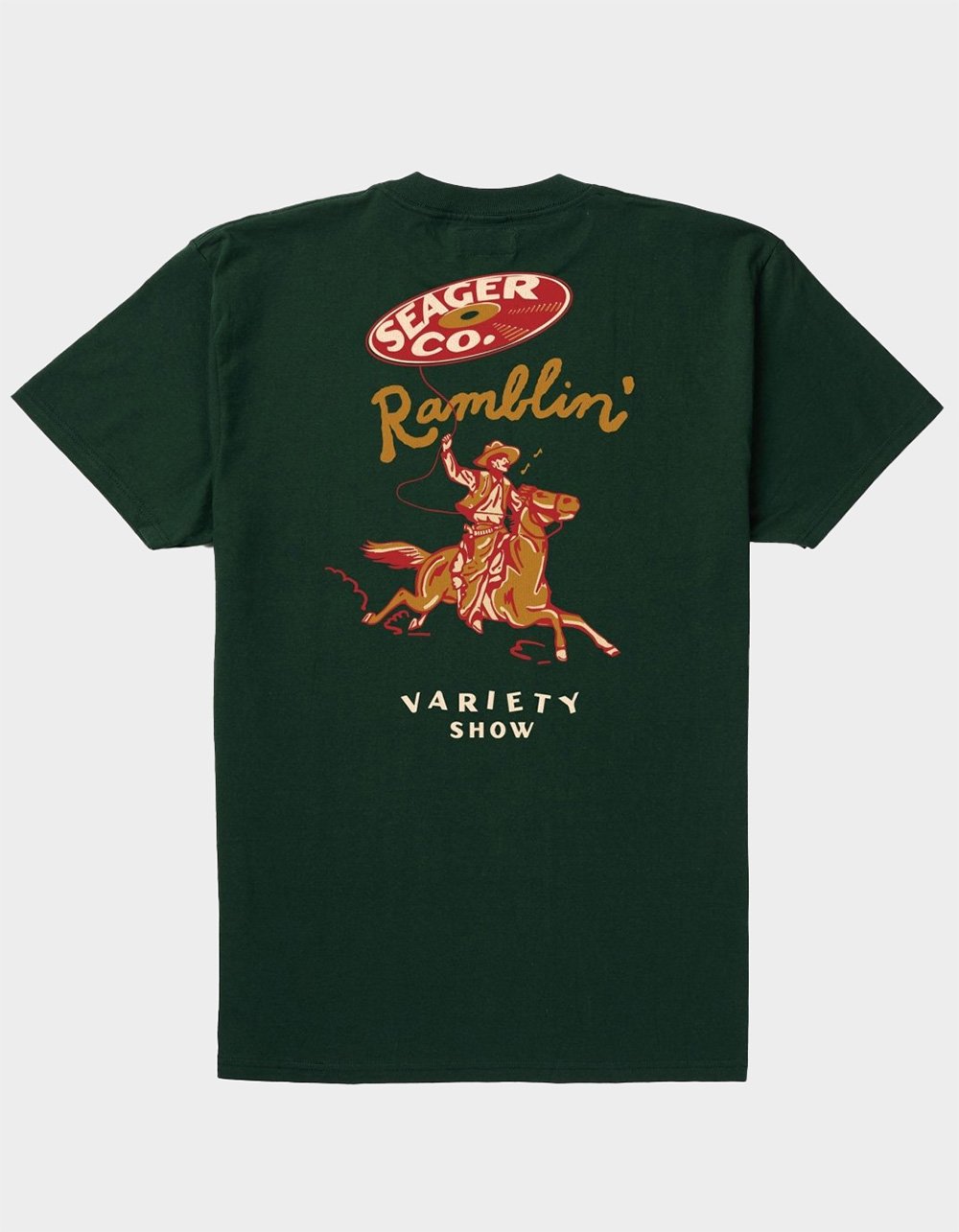 SEAGER Ramblin' Variety Show Mens Tee - FOREST