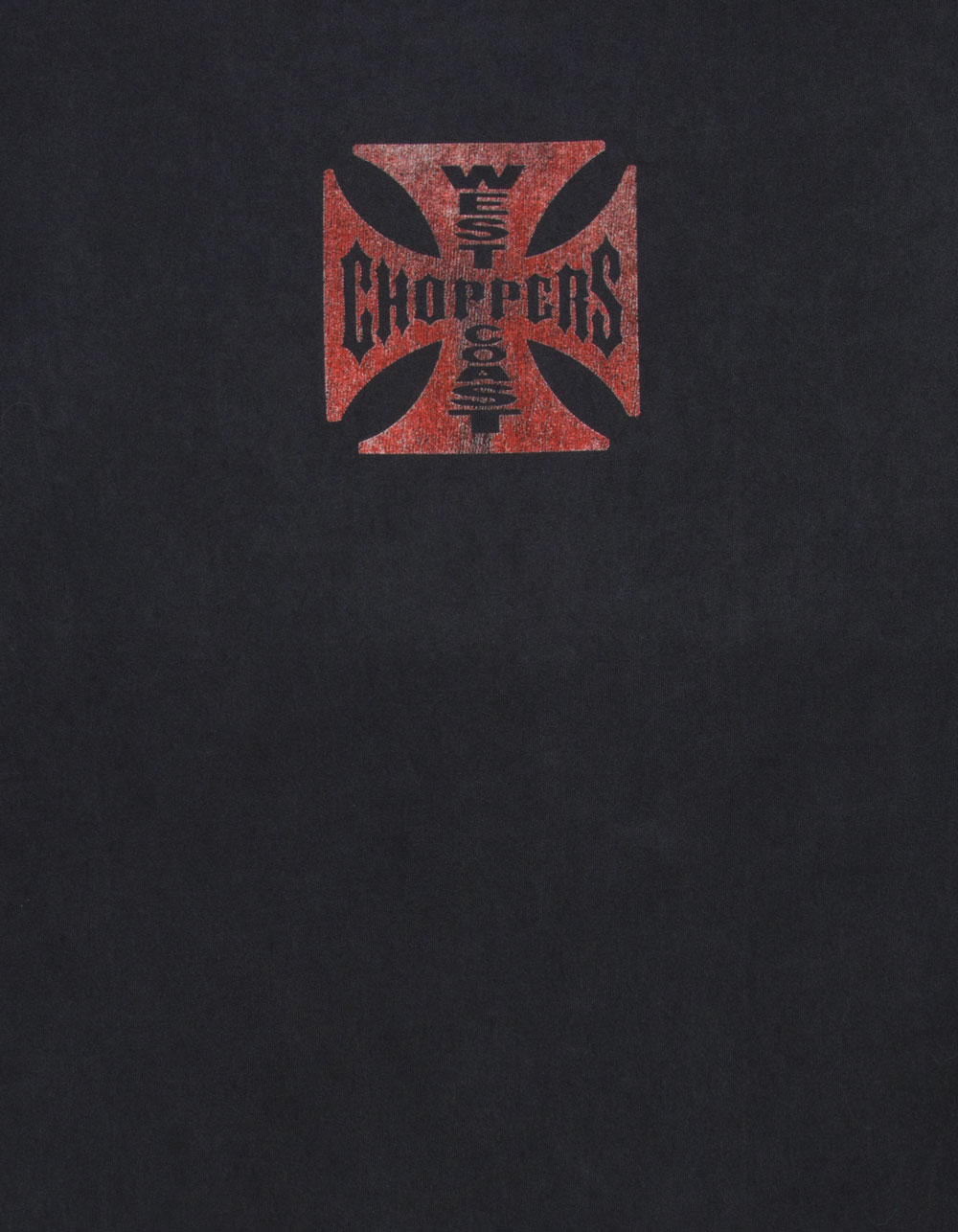 WEST COAST CHOPPERS Script Mens Tee - WASHED BLACK