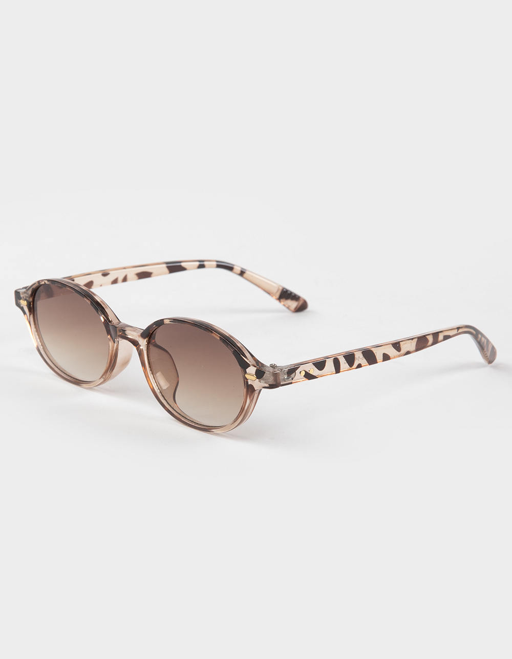 RSQ Oval Sunglasses - LEOPARD