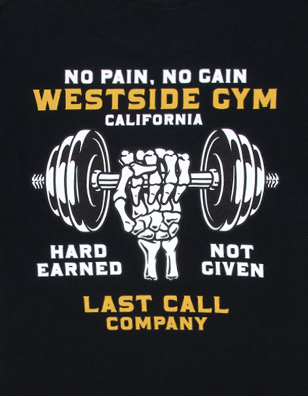 LAST CALL CO. Westside Gym Mens Tee - BLACK