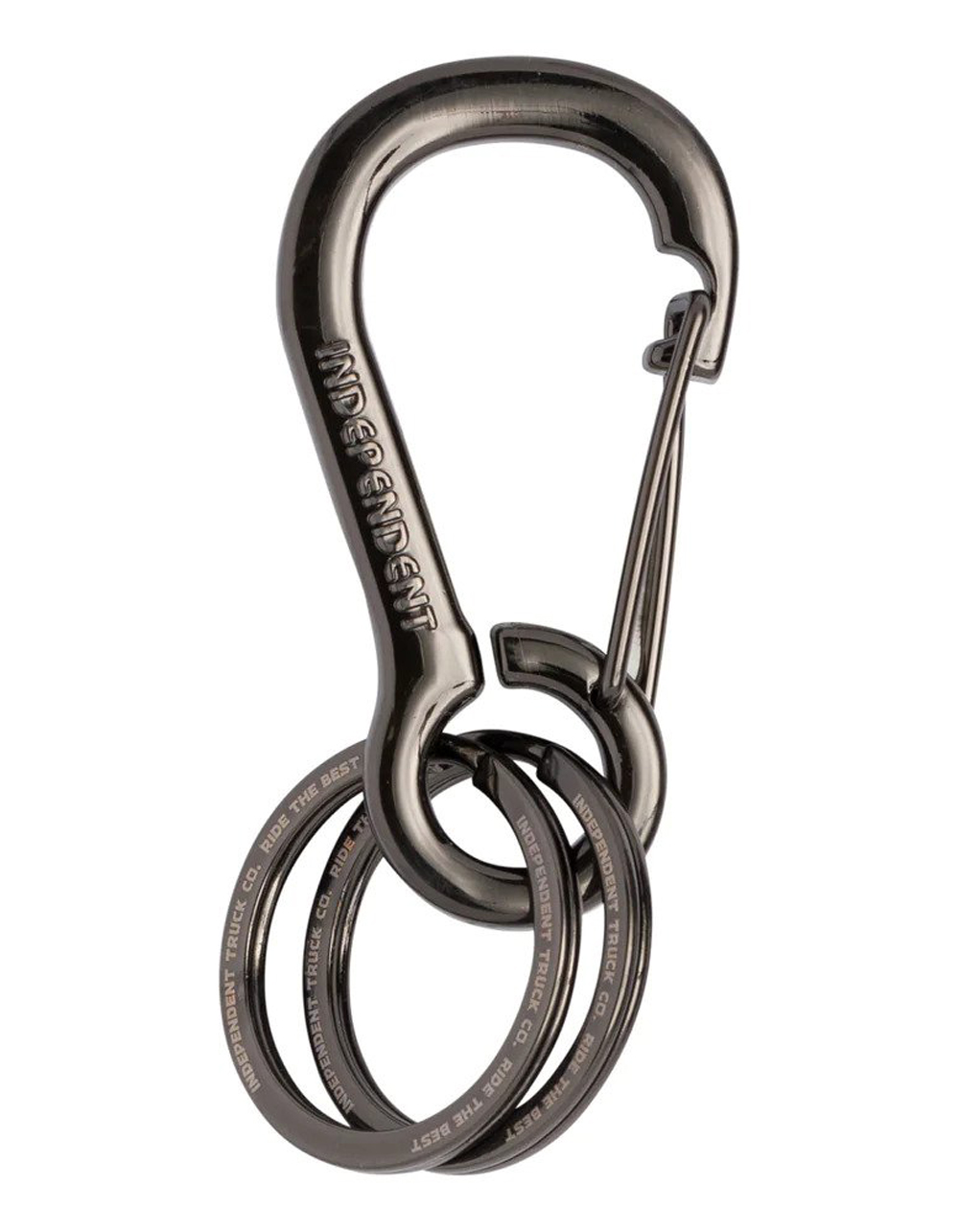 INDEPENDENT Bauhaus Clip Key Chain GUNMETAL Tillys