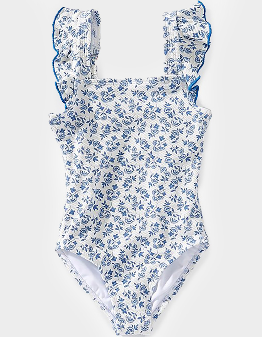 RAISINS Day Dreamer Girls Texture One Piece Swimsuit - BLUE