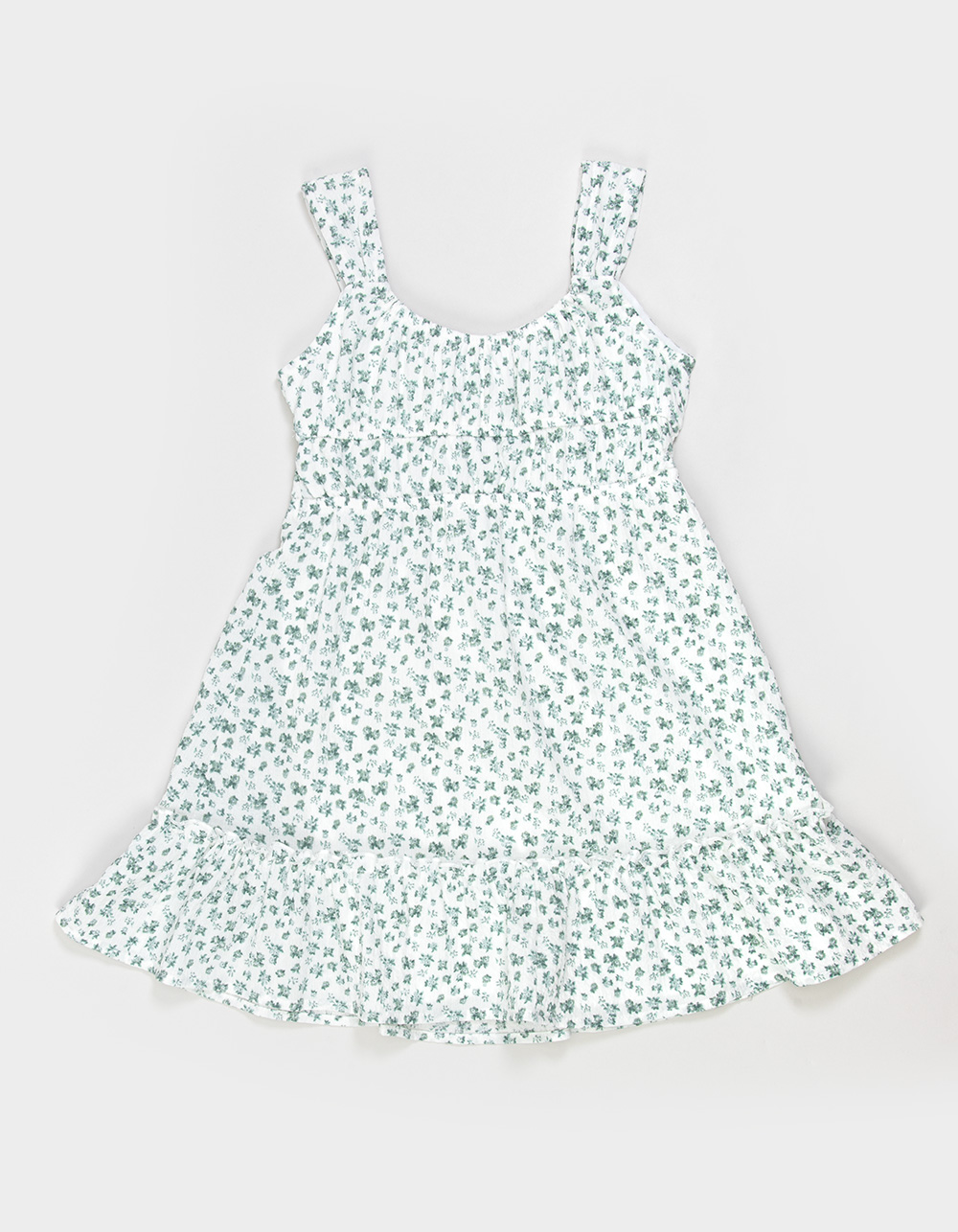 RSQ Girls Ditsy Smocked Waist Dress - SAGE
