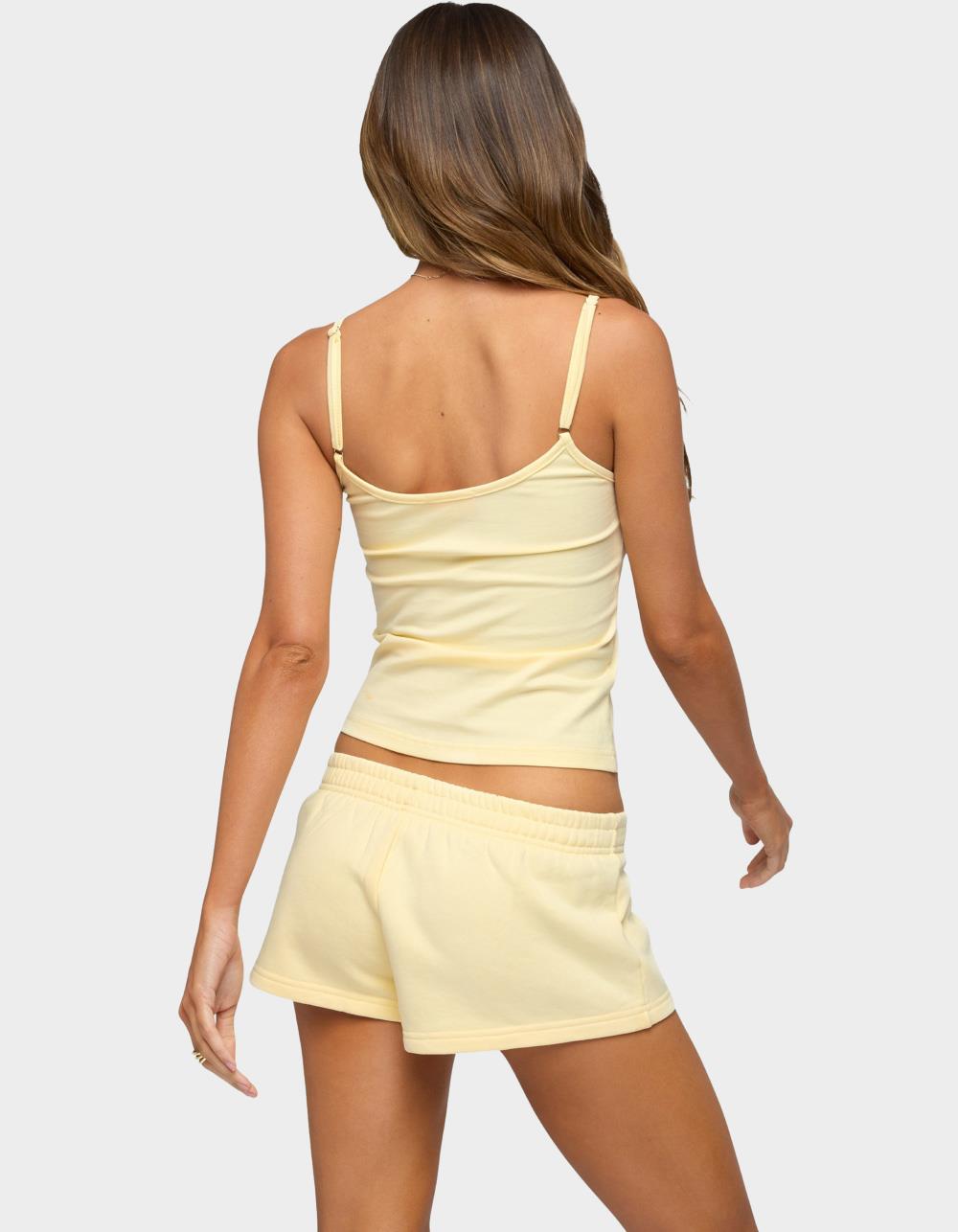 EDIKTED Cataleya Tank Top - YELLOW