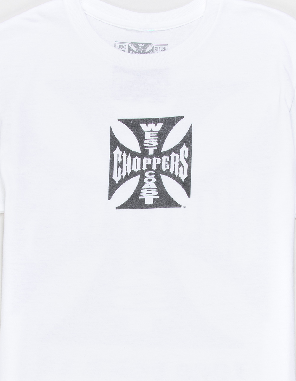 WEST COAST CHOPPERS Core Logo Boys Tee - WHITE
