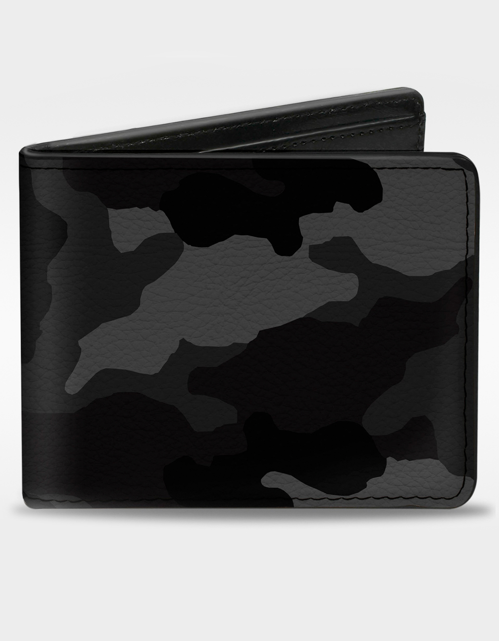 BUCKLE-DOWN Camo Charcoal Bifold Wallet - MULTI