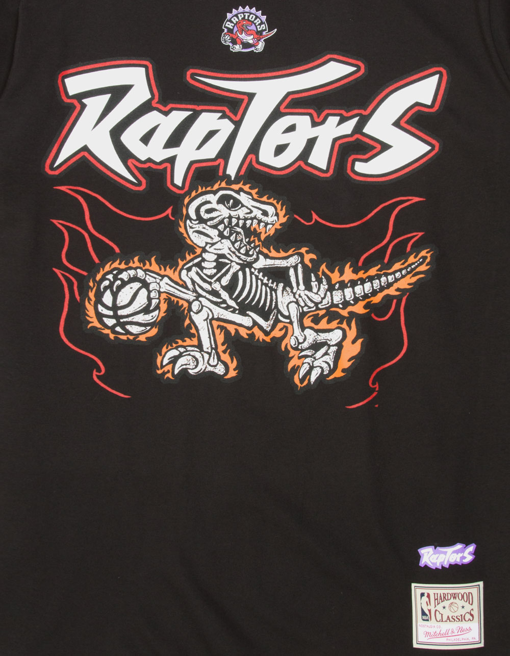 MITCHELL & NESS Toronto Raptors Mascot Mens Tee - BLACK