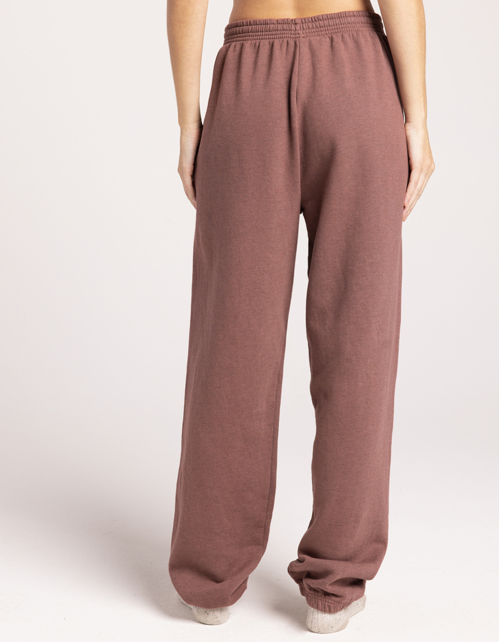 BDG Urban Outfitters Bubble Hem Womens Fleece Sweatpants FADED