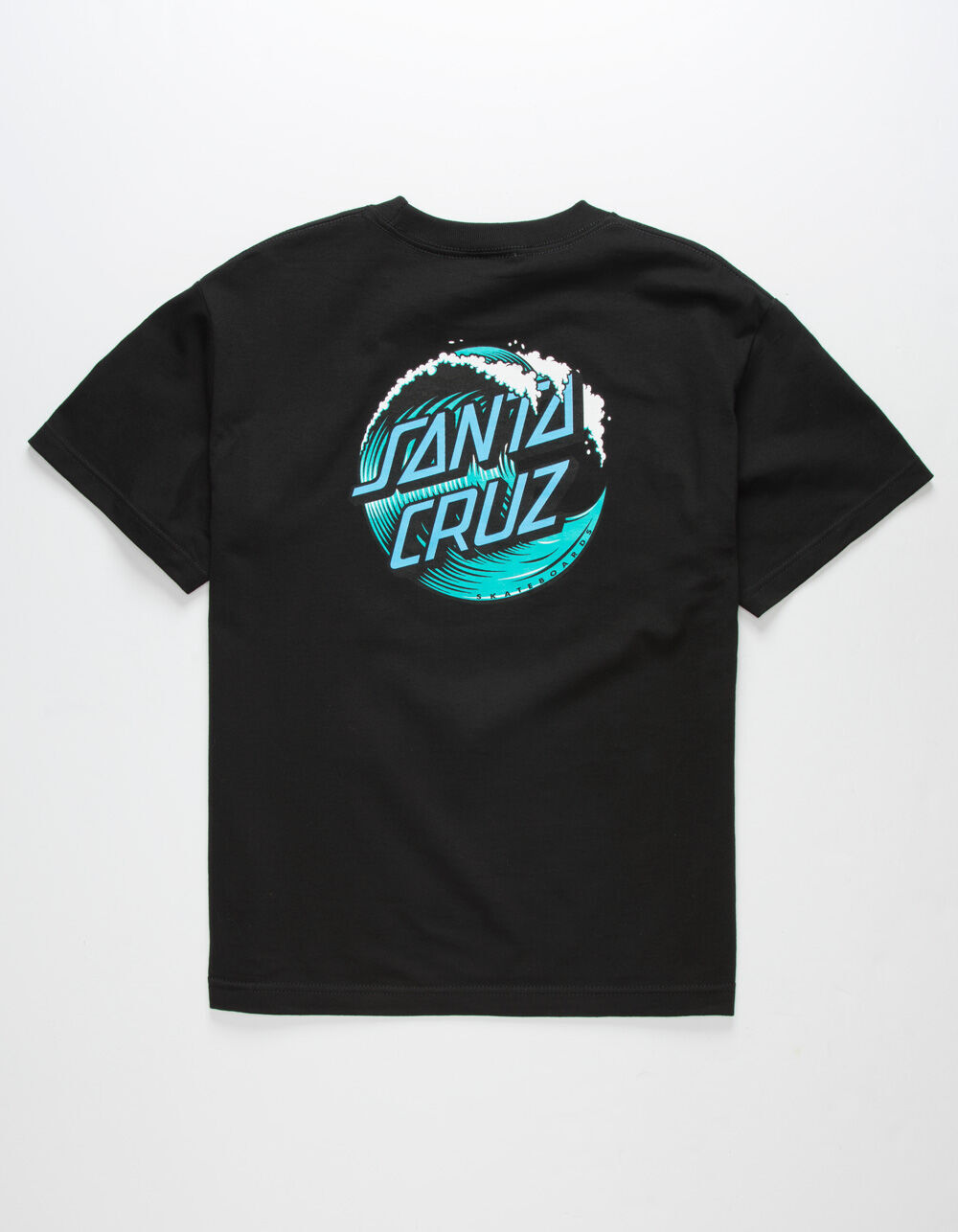 SANTA CRUZ Wave Dot Boys BLACK T-Shirt