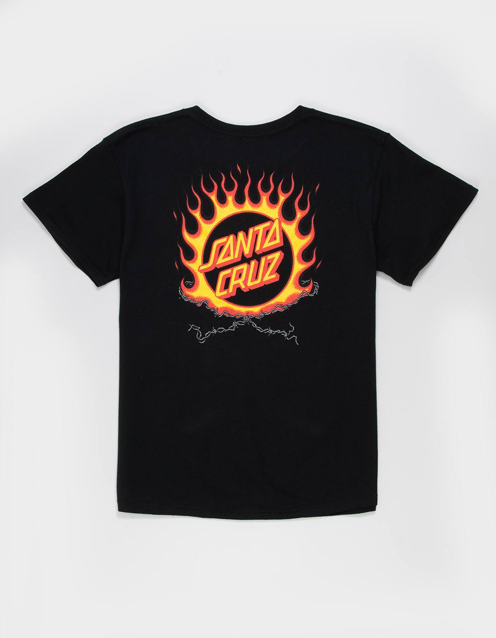 SANTA CRUZ Forging Dot Boys Tee - BLACK