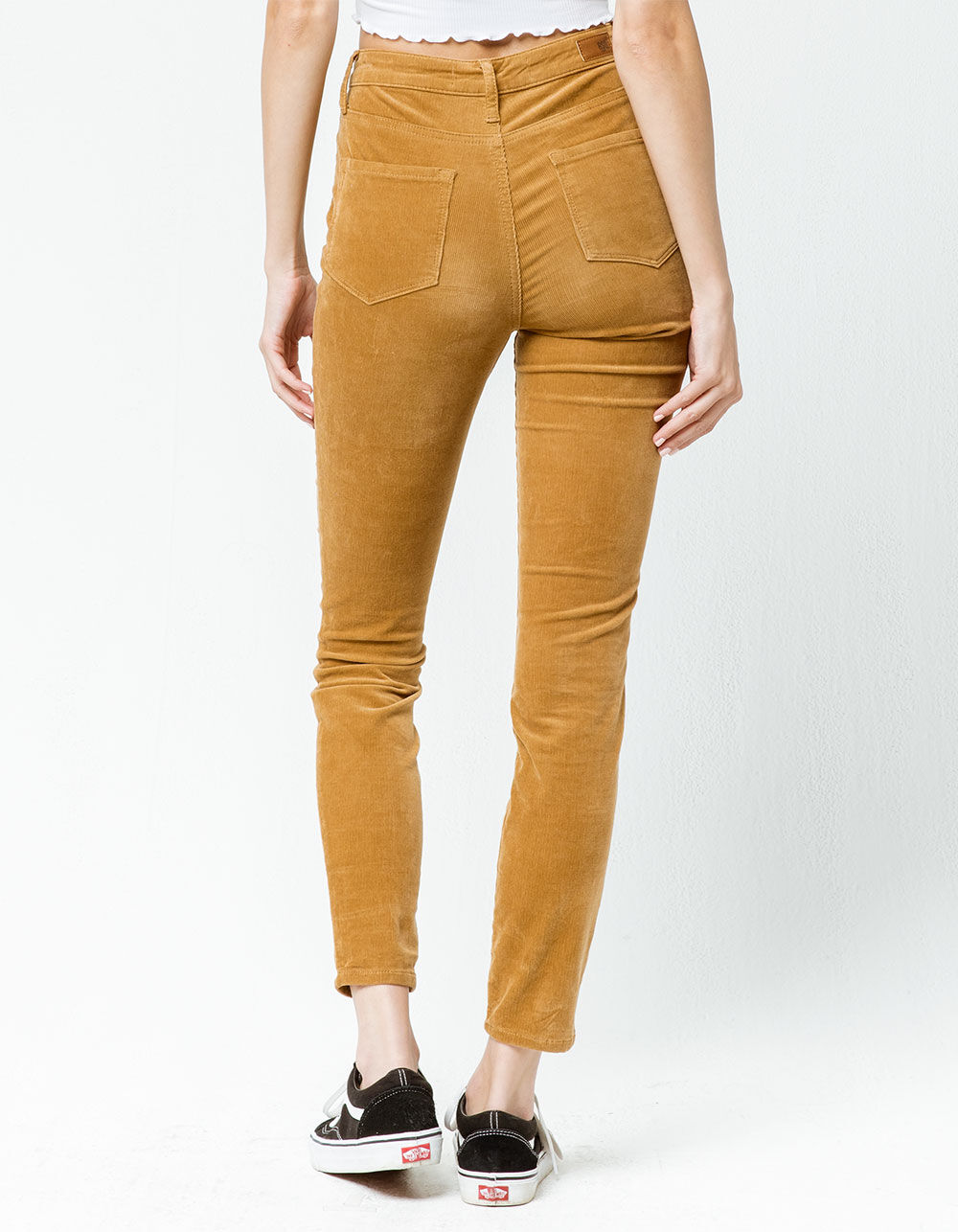 RSQ Manhattan High Rise Corduroy Womens Skinny Jeans - CAMEL | Tillys