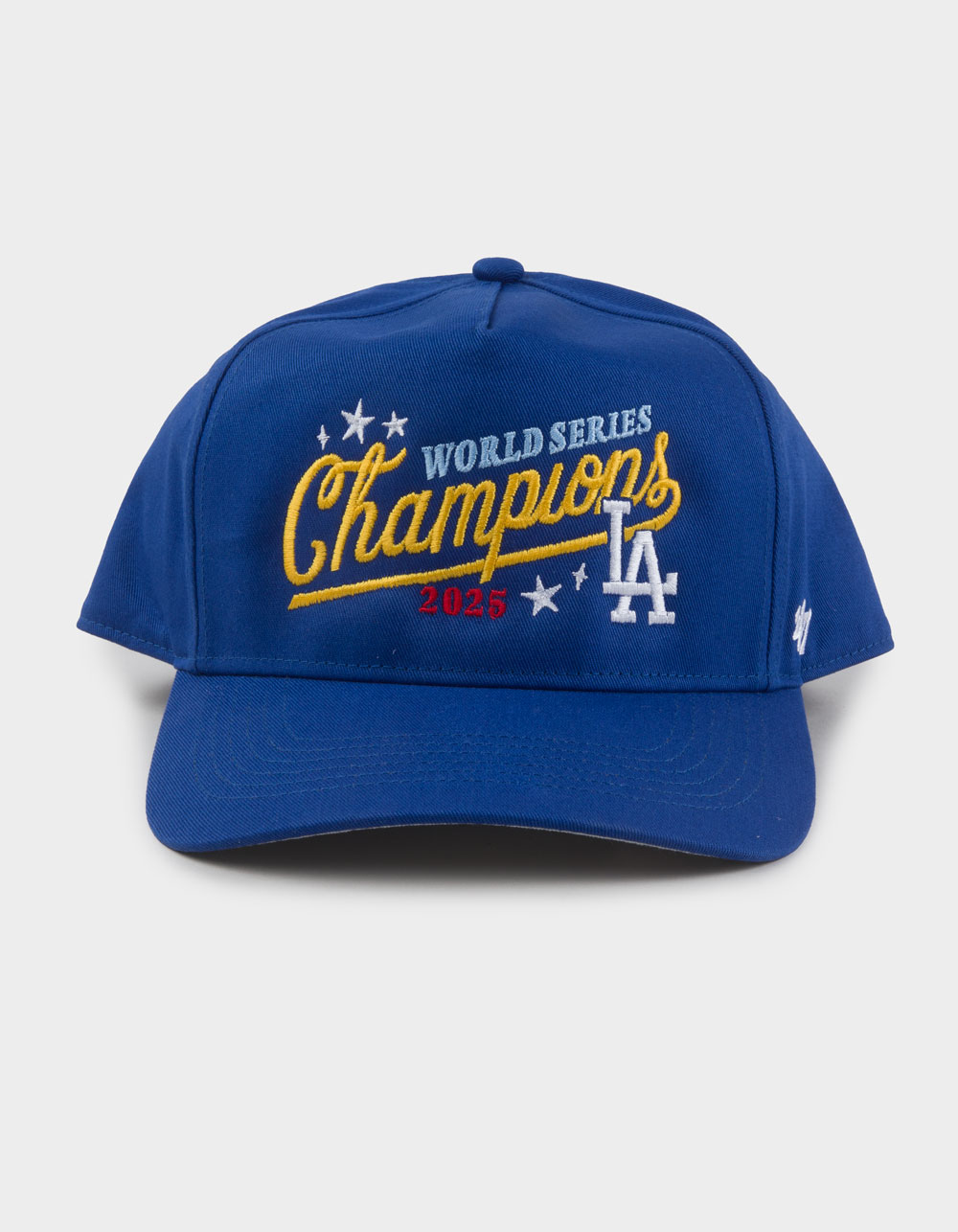 47 BRAND 2025 World Champions Los Angeles Dodgers '47 Hitch Snapback Hat - BLUE