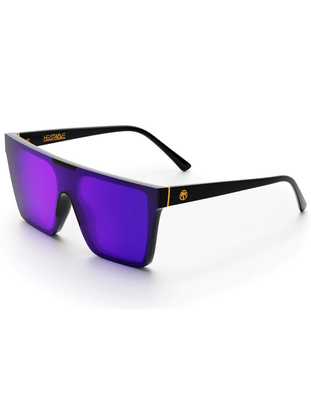 HEATWAVE Clarity Sunglasses BLACK/PURPLE Tillys