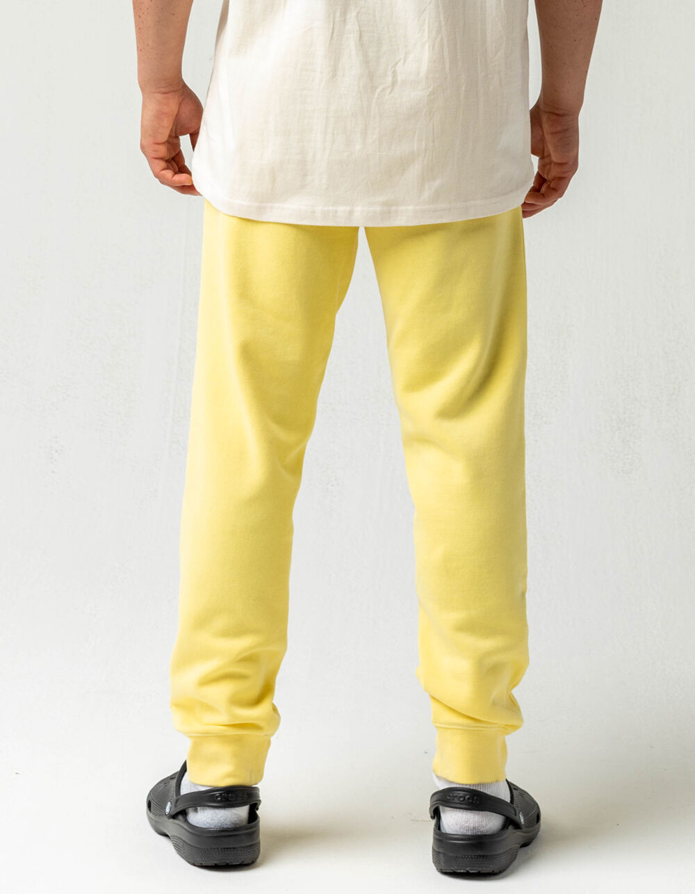RSQ Fleece Mens Light Yellow Jogger 