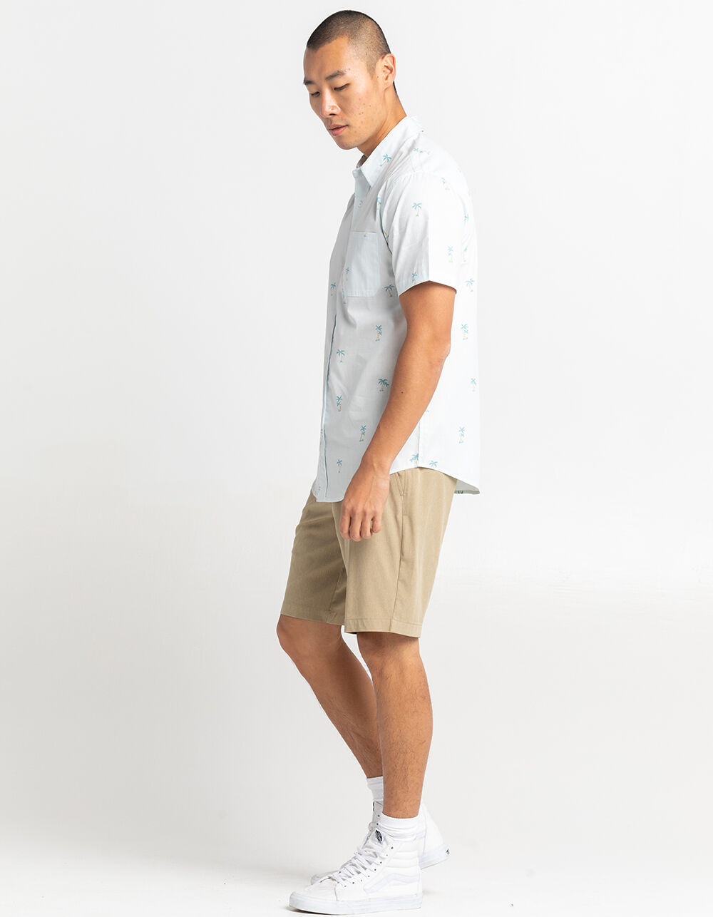 RSQ Mens Hybrid Shorts - DK KHAKI