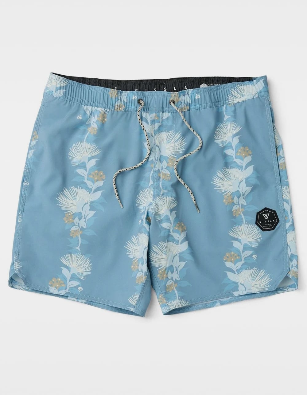 VISSLA Pins Mens 16.5" Swim Trunks - LIGHT BLUE