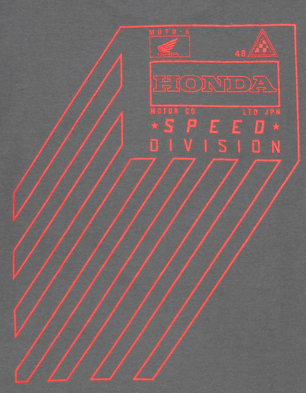 HONDA Speed Division Boys Tee - CHARCOAL