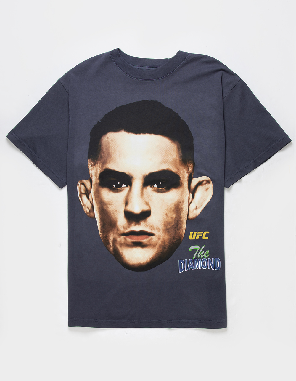 UFC The Diamond Dustin Poirier Mens Oversized Tee - NAVY