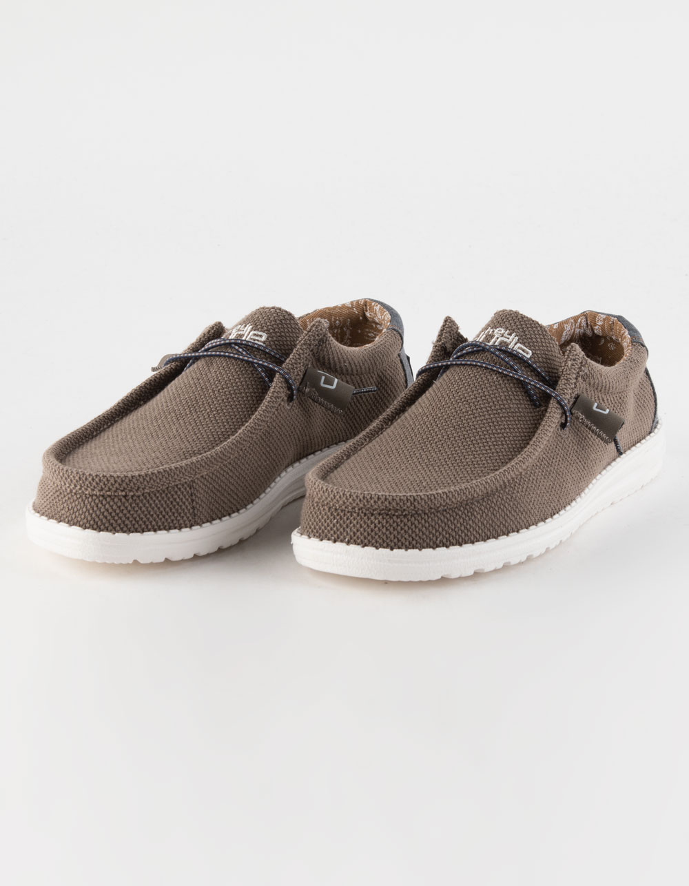 HEY DUDE Wally Paisley Mens Shoes BROWN/WHITE Tillys