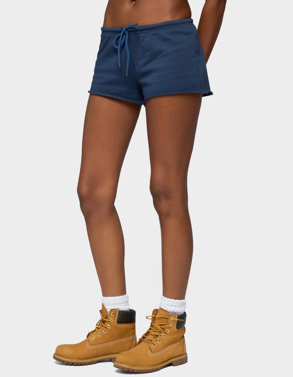 EDIKTED Juana Lightweight Shorts - NAVY
