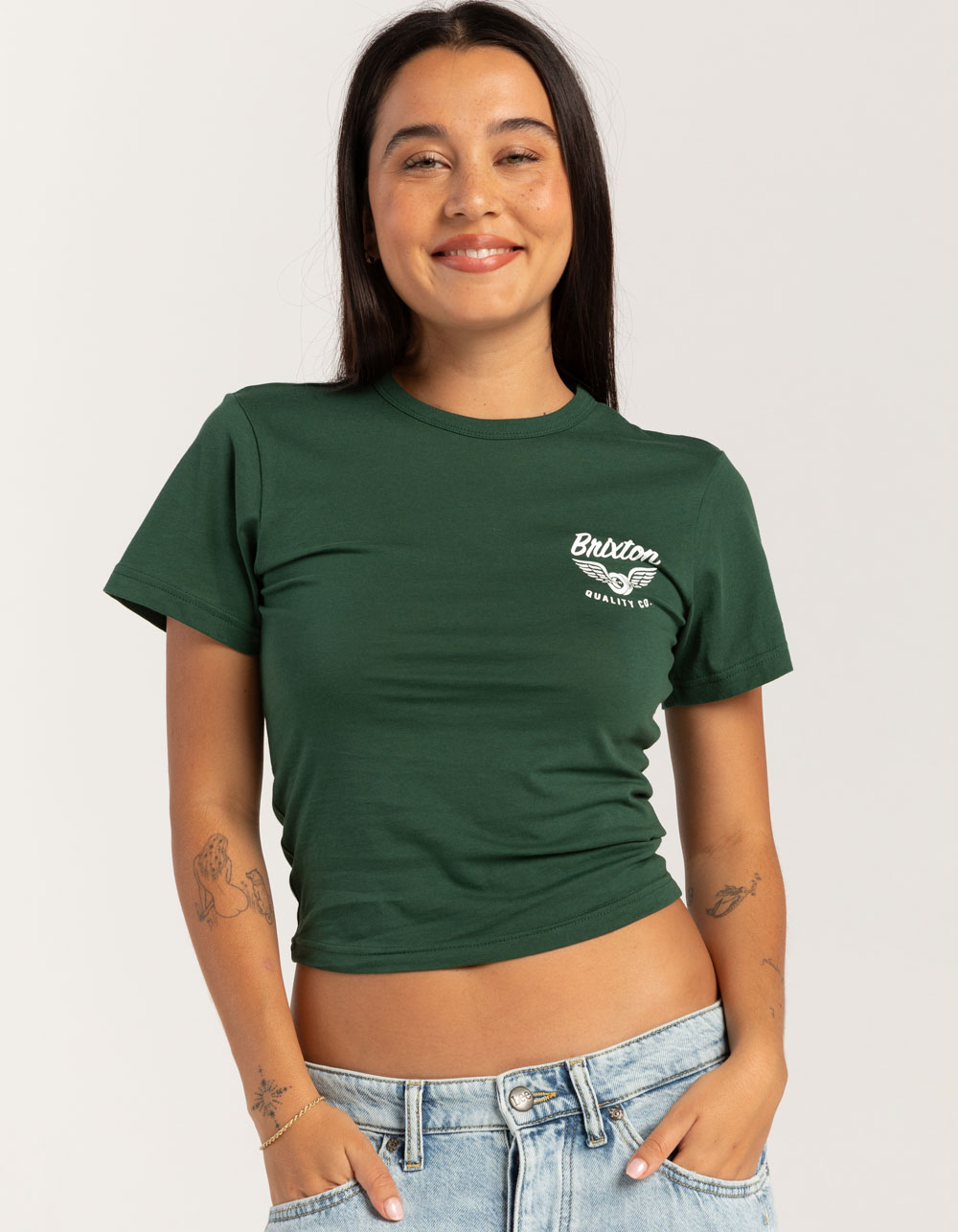 Limited wash Soft feet cropped womens graphic tees Resign sweater