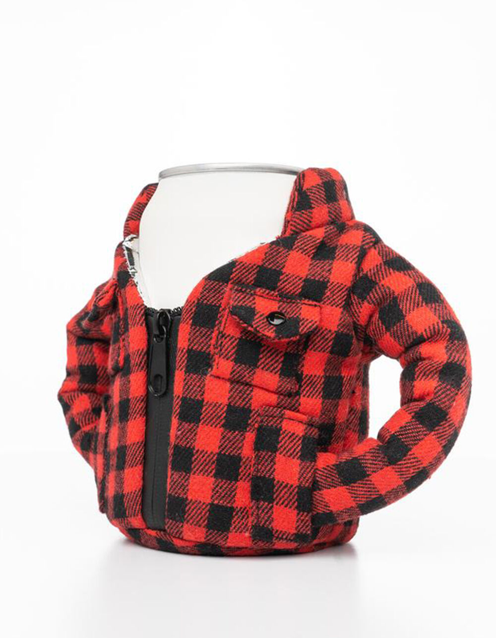 PUFFIN Beverage Flannel Jacket BLACK/RED Tillys