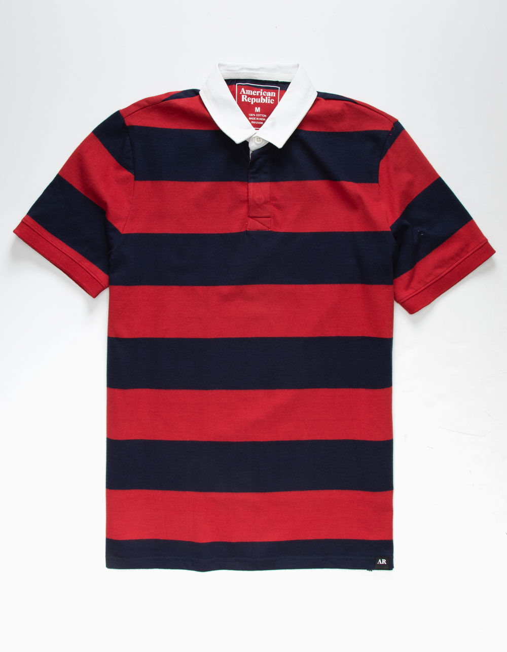 AMERICAN REPUBLIC Rugby Mens Red Polo Shirt - RED | Tillys
