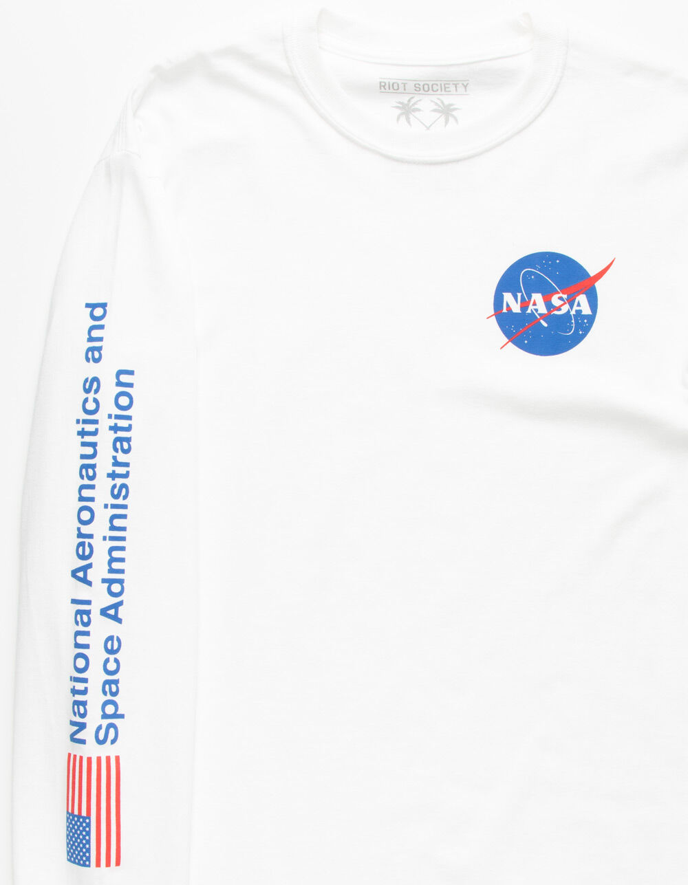 RIOT SOCIETY NASA Meatball Mens T-Shirt - WHITE | Tillys