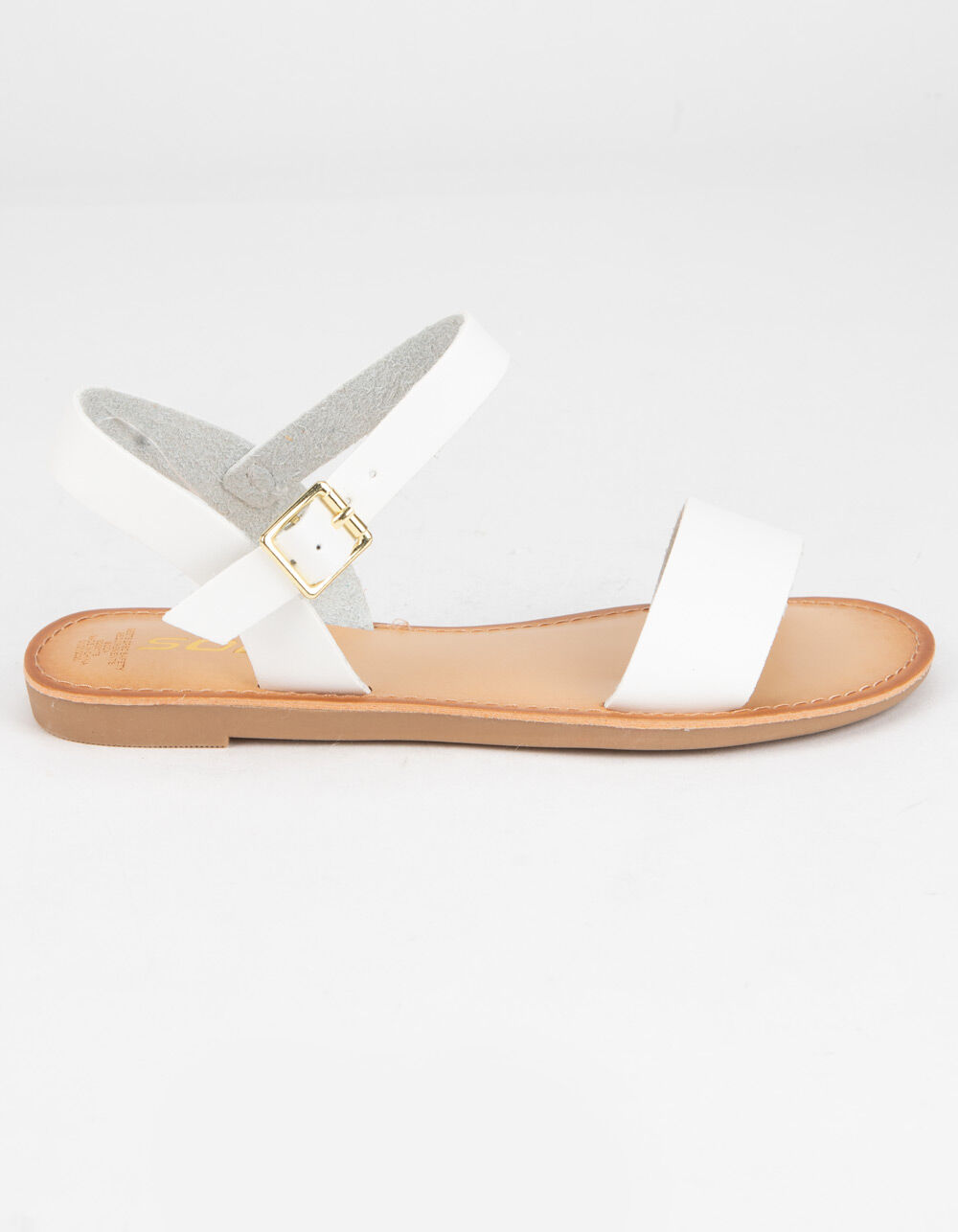 SODA Ankle Strap Girls White Sandals - WHITE | Tillys