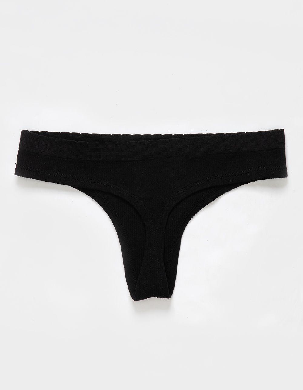 Seamless Thong Panty - Black