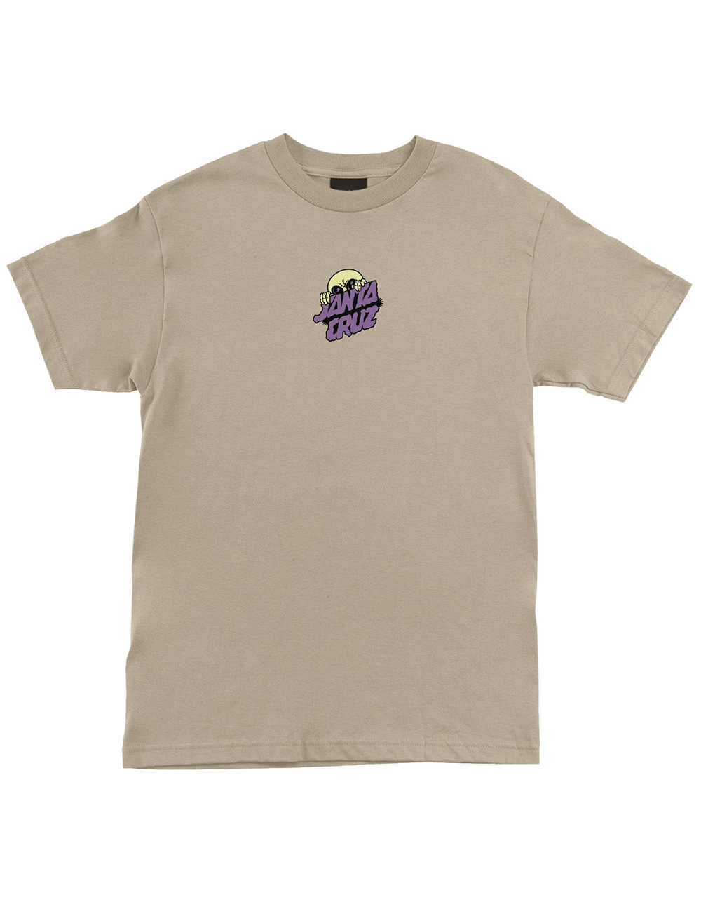 SANTA CRUZ Knibbs Invasion Hand Mens Tee - SAND