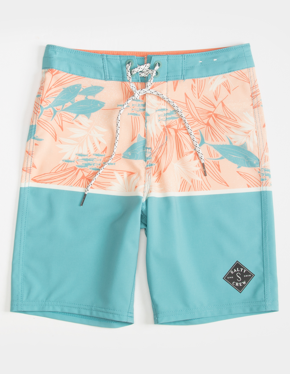Salty Crew Fisher Solid Boardshorts Charcoal 32