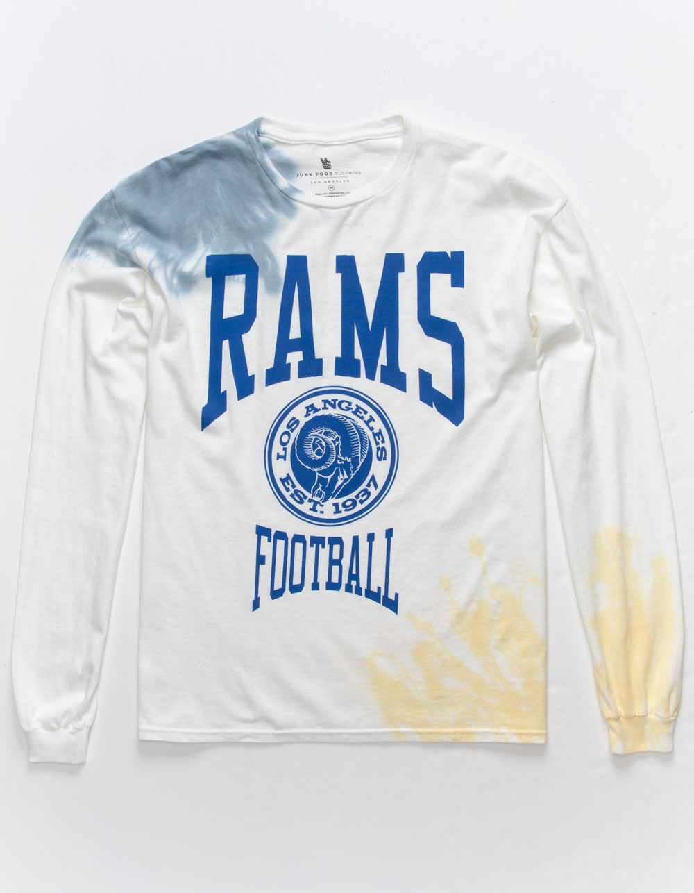 NFL Rams Mens TieDye TShirt WHITE COMBO Tillys