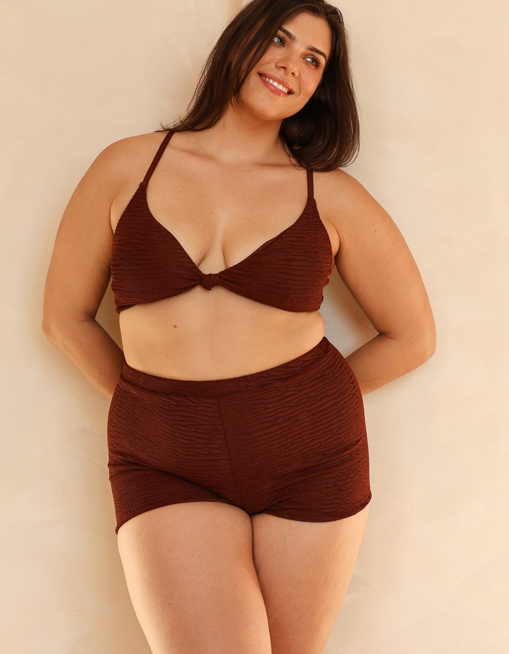 DIPPIN' DAISY'S Zen Knotted Triangle Bikini Top