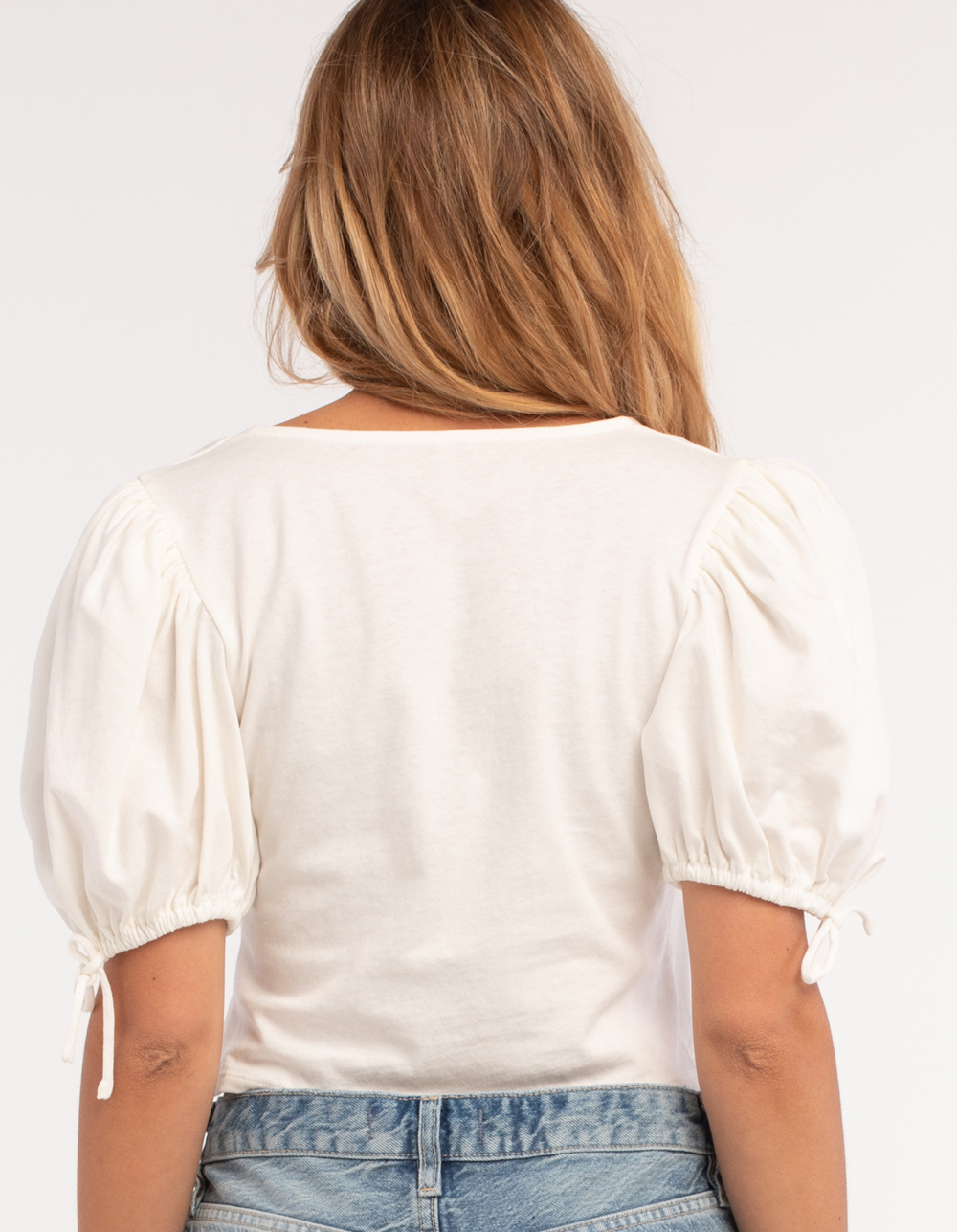 FREE PEOPLE Kitty Womens Tee - IVORY 