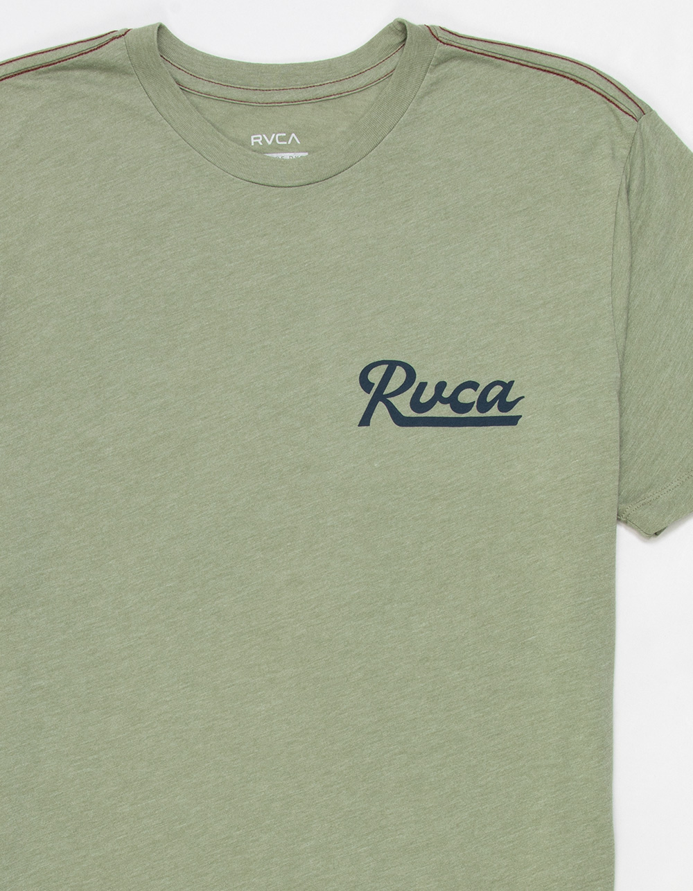 RVCA Script Sealed Mens Tee - GREEN