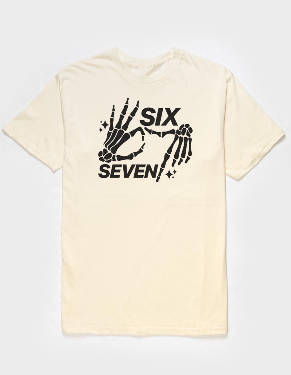 Skeleton 67 Hands Unisex Tee - OFF WHITE