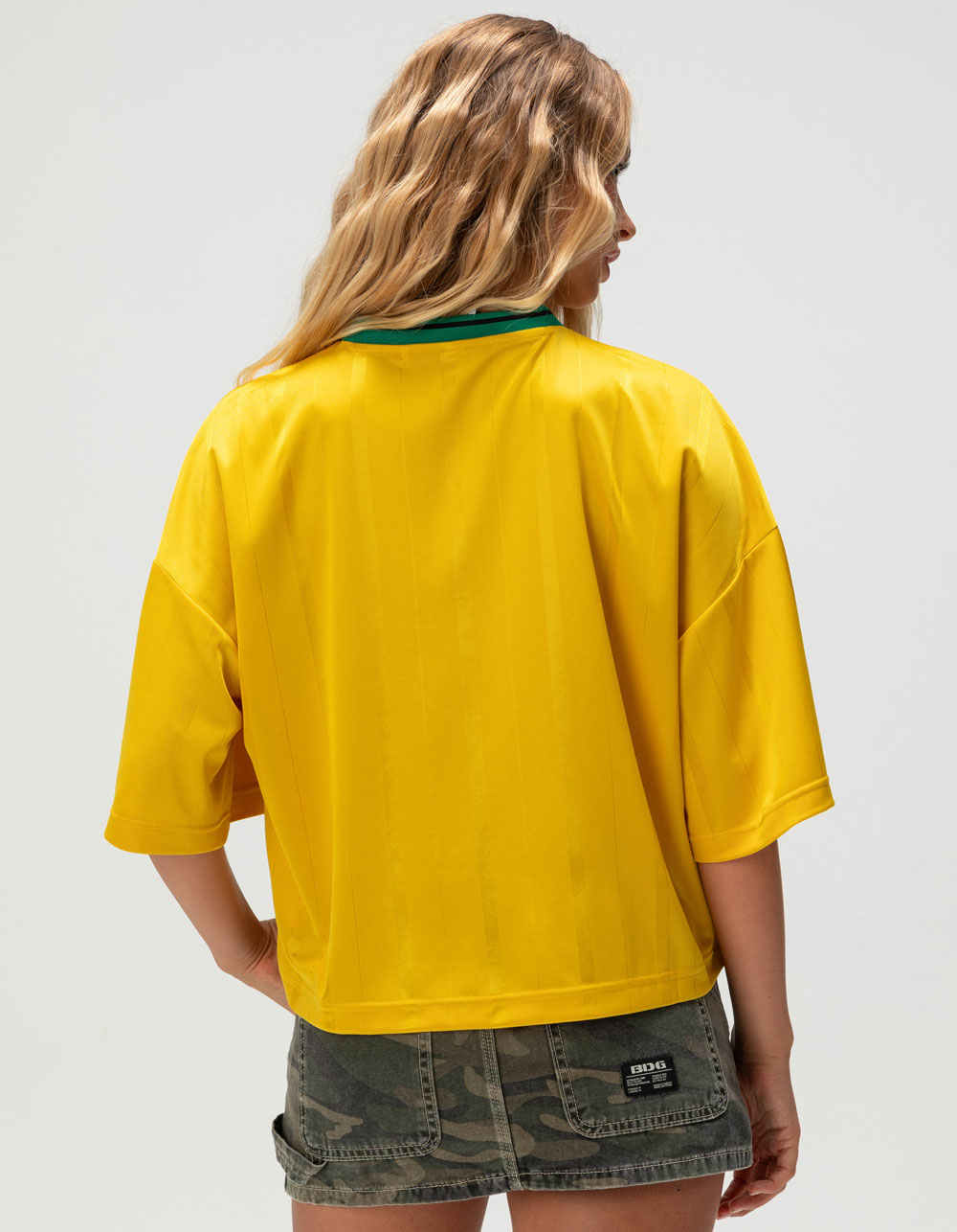 ADIDAS Tiro Nations Pack Womens Boyfriend Tee - YELLOW