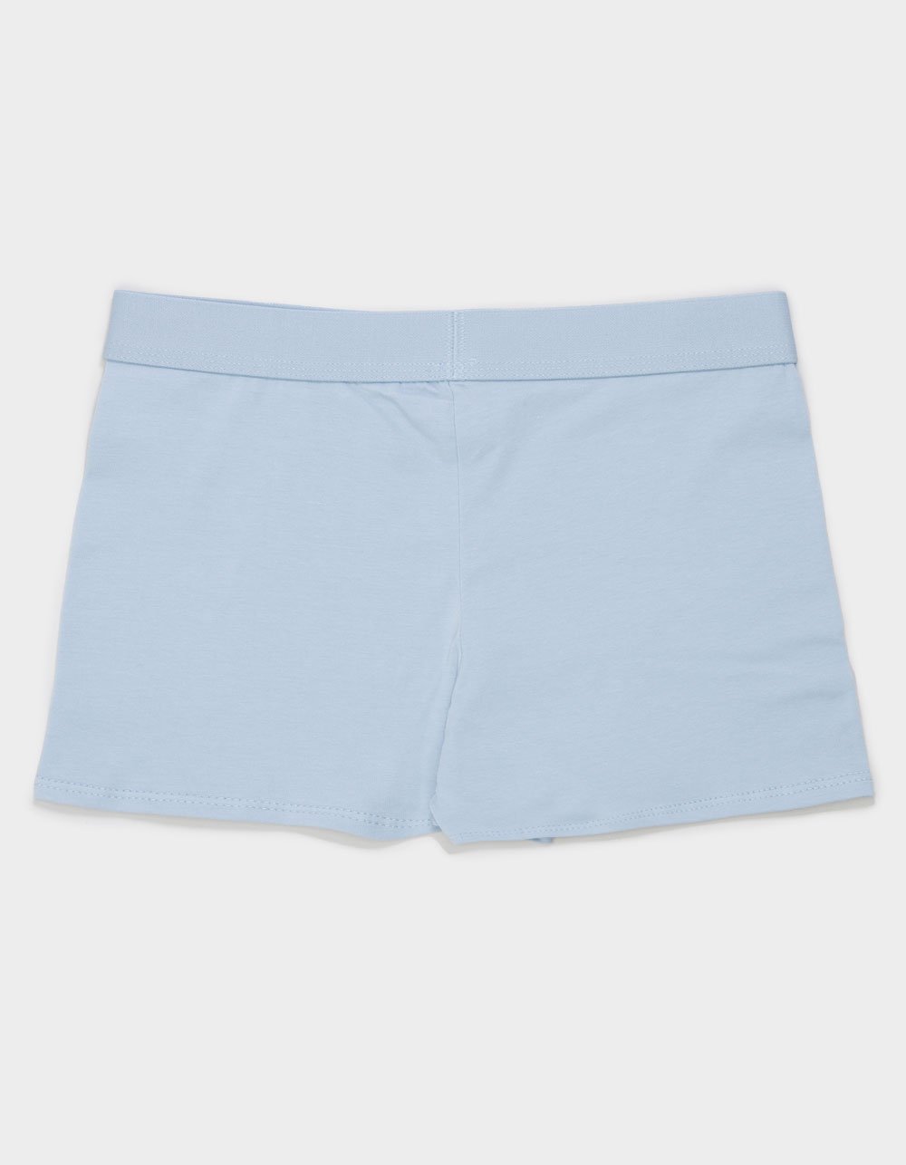 FULL TILT Waistband Cotton Boyshorts - LIGHT BLUE
