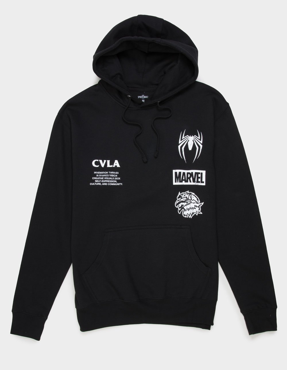CVLA x Marvel Spider-Man Mens Hoodie - BLACK