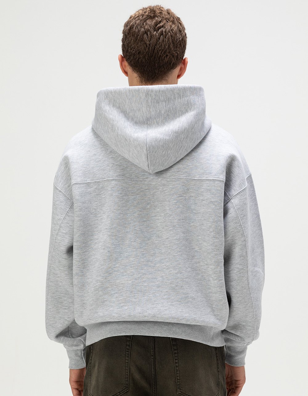 RSQ Mens Oversized Hoodie - HEATHER GRAY