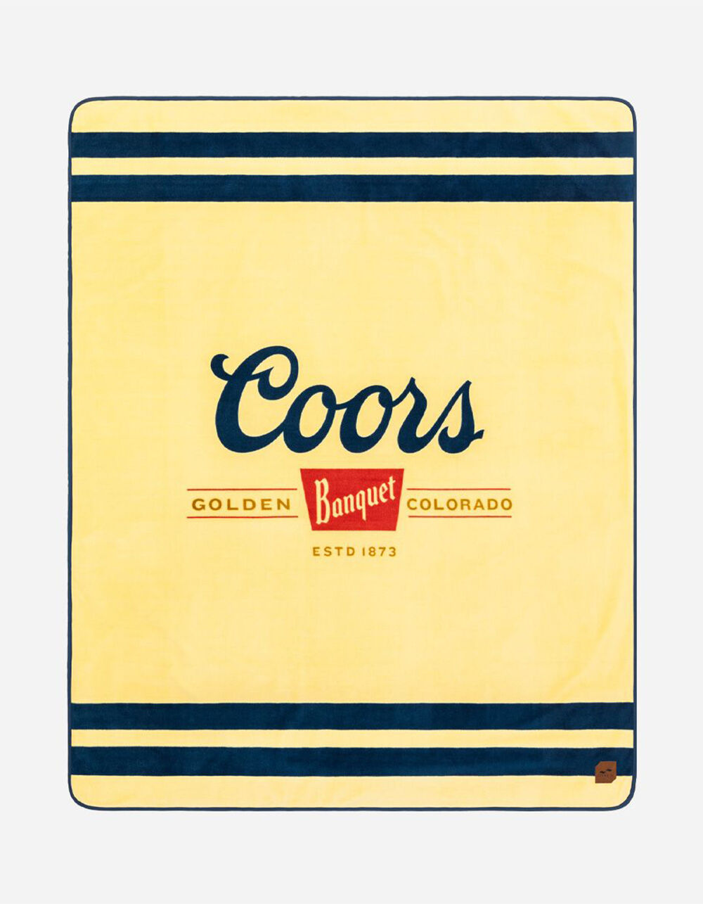 SLOWTIDE x Coors Banquet OG Beach Towel PALE YELLOW COMBO Tillys