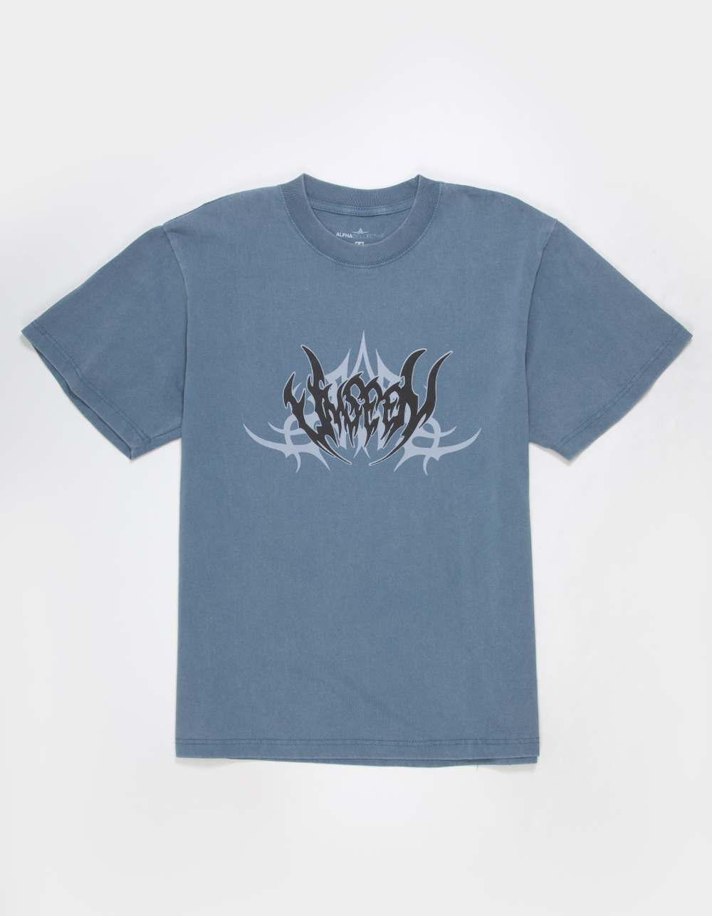 ALPHA COLLECTIVE Unseen Mens Boxy Tee - BLUE