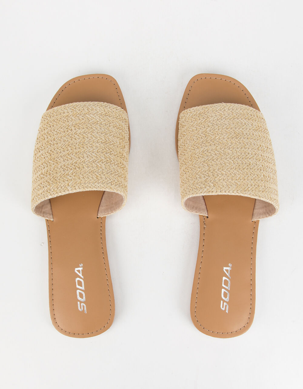 SODA Raffia Womens Sandals - NATURAL | Tillys